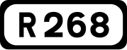 R268 road shield}}