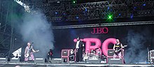 J.B.O. on the main stage at the 2005 Earthshaker-Festival