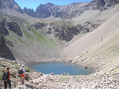 Le lac du Combeynot