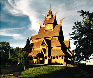 Gol Stave Church in Scandinavian Heritage Park