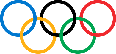 Namensgebende olympische Ringe