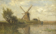 Mill On a Lake