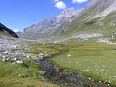 Descente du Ponturin vers Rosuel.