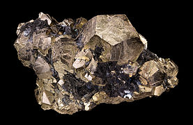 Pyrite - dodécaèdre - Rio Marina, île d'Elbe, Italie