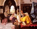 Harem Scene, Quintana Olleras, 1851-1919, Spanish