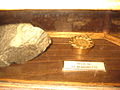 Relic of St. Bernadette and stone from the Grotto of Lourdes