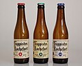 Le tre bottiglie vuote da 33cl di birra Rochefort