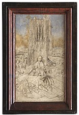 Saint Barbara of Nicomedia by Jan van Eyck. 1437