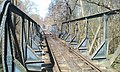 Ilmenaubrücke der Anschlussbahnen der Lüneburger Wachsbleiche östlich der Ilmenau im Jahr 2010.