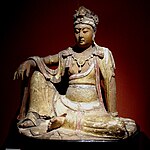 Statue of Guanyin in royal ease, Shanghai Museum