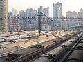 Image 32A coach yard in Shanghai, China (from Rail yard)