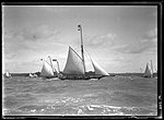 Showing the yacht 'Viking' with the Governor aboard, taken 30 November 1912.