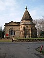 Mausoleum on right, St Cuthberts, Kirkleatham