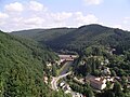 Blick auf Staumauer bei Vianden