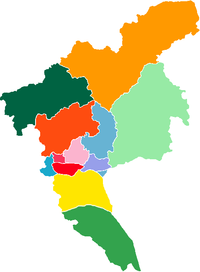 Guangzhou City districts