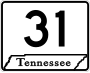 State Route 31 marker