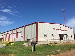 Volunteer Fire Department building, opened in 2018, on Walnut Street.