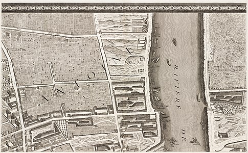 Turgot map of Paris, sheet 2, by Louis Bretez and Claude Lucas