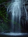 霊仙山の谷山谷の漆ヶ滝の下段部（滋賀県米原市）