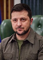 Photo of Volodymyr Zelenskyy in 2022