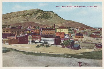 View of Mount Helena from old high school, 1900s (decade)