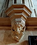 Choir corbel with bull's head (Saint Luke)