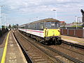 The first trains to be used on Gatwick Express services were hauled by Class 73 locomotives.