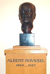 Bust of Roussel in Paris