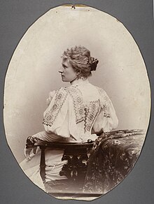 Alexandra Ahnger in the early 1890s