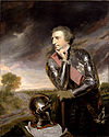 Oil painting of British general Jeffrey Amherst