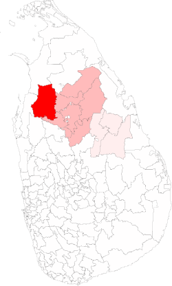 Location of Anuradhapura West