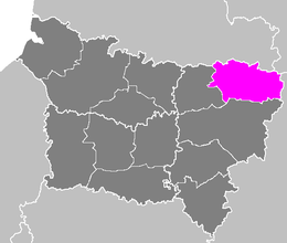 Arrondissement di Vervins – Mappa