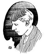 Aubrey Beardsley Portrait par Félix Vallotton (1898).