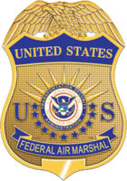 The badge of the Federal Air Marshal Service
