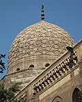 Stone dome with carved geometric pattern (Mausoleum of Sultan Barsbay, circa 1432)