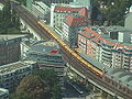 Stadtbahn Berlin vom Fernsehturm gesehen