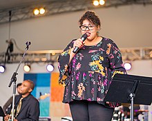 Brianna Thomas at the Richmond Folk Festival in 2018