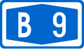 State road B9 shield