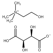 Choline (2R,3R)-bitartrate