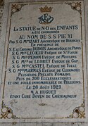 Couronnement statue Notre Dame des Enfants