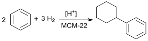 Cyclohexylbenzol via Exxon Mobil-Prozess