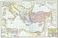 Byzantine Empire (286/395–1453 AD) in 600-900 AD.