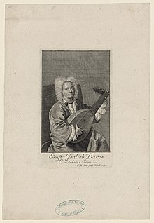 Description de l'image Ernst Gottlieb Baron - Komponist und Lautenist.jpg.