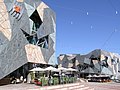 Image 50The SBS building in Melbourne's Federation Square. SBS is Australia's multicultural broadcaster. (from Culture of Australia)