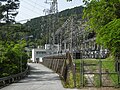 二又発電所。奈半利川最大の水力発電所。