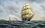 HMS Vanadis (1862), Målad av Jacob Hägg