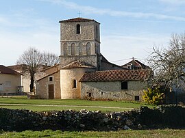 The church in Hautefaye