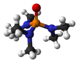 Struttura 3D dell'esametilfosforammide