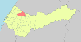 Distretto di Houli – Mappa