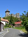 Blick auf die Burgruine